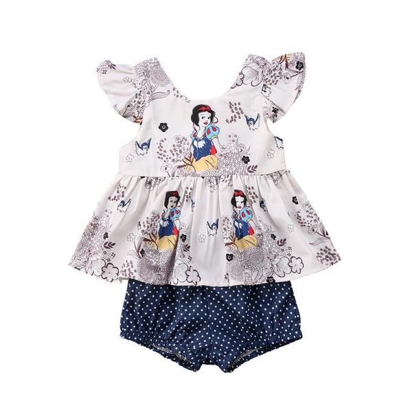Cute Princess Baby Girl Clothes Set