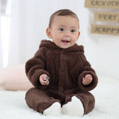 Fleece Material Warm Jumpsuit