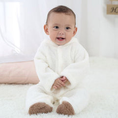 Fleece Material Warm Jumpsuit