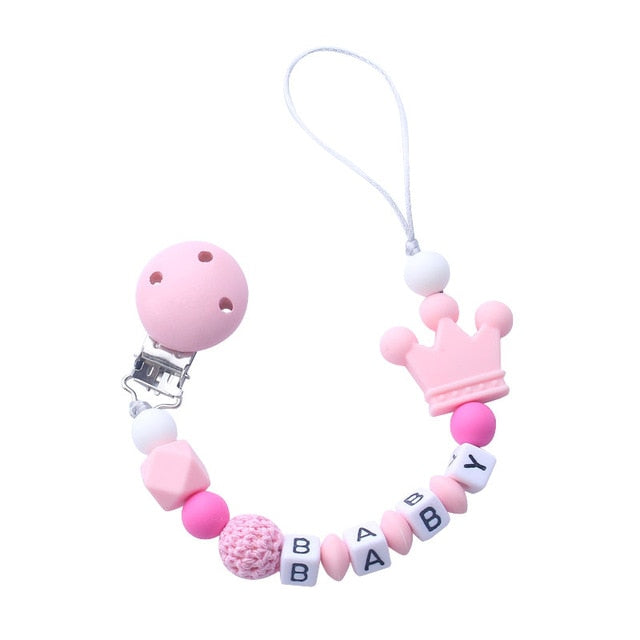 Crown Pacifier Chain