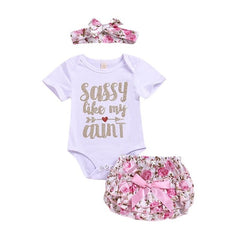 Newborn Flowering Baby Clothing Set