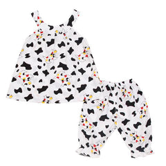 Striped Flowering Baby Girls Clothes