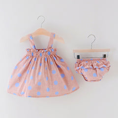 Striped Flowering Baby Girls Clothes