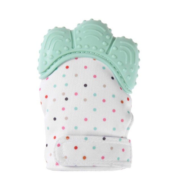 Chewable Baby Silicone Teether Glove